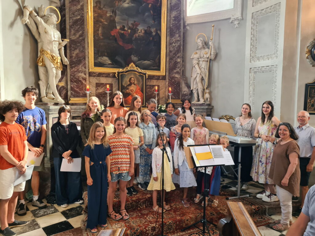 Kinder, Familiengottesdienst & Grillfest Pfarre Mariahilf Kinder